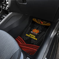 Papua New Guinea Bird-of-Paradise Car Mats Coat of Arms and Tribal Patterns LT03 - Polynesian Pride