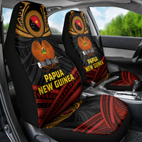 Papua New Guinea Bird-of-Paradise Car Seat Cover Coat of Arms and Tribal Patterns LT03 - Polynesian Pride