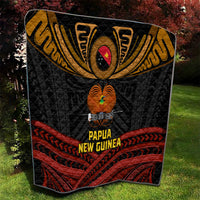 Papua New Guinea Bird-of-Paradise Quilt Coat of Arms and Tribal Patterns LT03 - Polynesian Pride