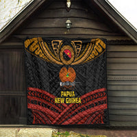 Papua New Guinea Bird-of-Paradise Quilt Coat of Arms and Tribal Patterns LT03 - Polynesian Pride