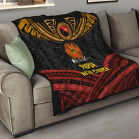 Papua New Guinea Bird-of-Paradise Quilt Coat of Arms and Tribal Patterns LT03 - Polynesian Pride