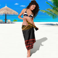 Papua New Guinea Bird-of-Paradise Sarong Coat of Arms and Tribal Patterns LT03 - Polynesian Pride