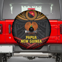 Papua New Guinea Bird-of-Paradise Spare Tire Cover Coat of Arms and Tribal Patterns LT03 - Polynesian Pride