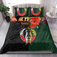 New Zealand and Australia ANZAC Day Bedding Set Lest We Forget Indigenous and Maori Pattern