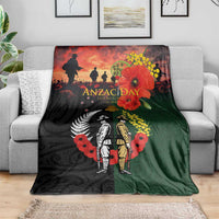 New Zealand and Australia ANZAC Day Blanket Lest We Forget Indigenous and Maori Pattern LT03 - Polynesian Pride