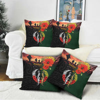 New Zealand and Australia ANZAC Day Pillow Cover Lest We Forget Indigenous and Maori Pattern LT03 - Polynesian Pride