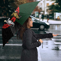 New Zealand and Australia ANZAC Day Umbrella Lest We Forget Indigenous and Maori Pattern