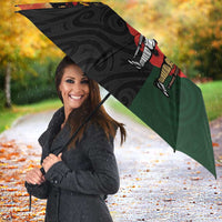 New Zealand and Australia ANZAC Day Umbrella Lest We Forget Indigenous and Maori Pattern