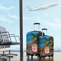 Fiji and Australia Luggage Cover Fijian and Aboriginal mix Culture LT03 - Polynesian Pride
