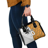 Custom Fiji and Australia Rugby Shoulder Handbag Tapa Mix Aboriginal Pattern Half Style