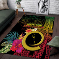 Vanuatu Selebretem 44th Indipendens Dei Area Rug Sand Drawing Melanesian Vibes