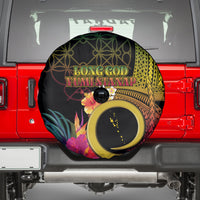 Vanuatu Selebretem 44th Indipendens Dei Spare Tire Cover Sand Drawing Melanesian Vibes LT03 - Polynesian Pride