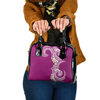 Aloha Polynesian Plumeria Flower Shoulder Handbag Pink Color LT03 One Size Pink - Polynesian Pride