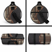 Samoa Siapo Motif and Tapa Pattern Half Style Duffle Bag