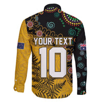 Custom New Zealand and Australia Rugby Family Matching Summer Maxi Dress and Hawaiian Shirt Maori Warrior With Aboriginal Version LT03 - Polynesian Pride