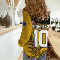 Custom New Zealand and Australia Rugby Women Casual Shirt Maori Warrior With Aboriginal Version LT03 - Polynesian Pride