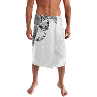 Hawaiian Manta Ray Tribal Lavalava Polynesian Art Motifs White Color