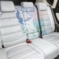 Hawaiian Manta Ray Tribal Back Car Seat Cover Polynesian Art Motifs Sweet Pastel LT03 - Polynesian Pride