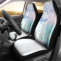 Hawaiian Manta Ray Tribal Car Seat Cover Polynesian Art Motifs Sweet Pastel LT03 - Polynesian Pride