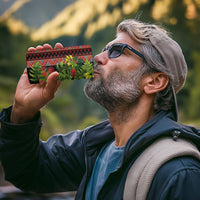 Maori Tukutuku 4 in 1 Can Cooler Tumbler with Ferns Pohutukawa and Kowhai Tribal Moko Patterns LT03 - Polynesian Pride