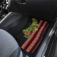 Maori Tukutuku Car Mats with Ferns Pohutukawa and Kowhai Tribal Moko Patterns LT03 - Polynesian Pride