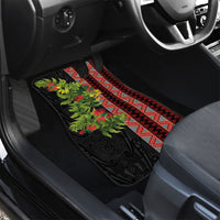 Maori Tukutuku Car Mats with Ferns Pohutukawa and Kowhai Tribal Moko Patterns LT03 - Polynesian Pride