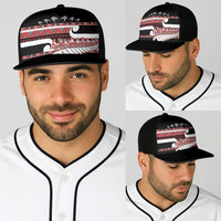 New Zealand Christmas Baseball Net Cap Funny Santa Claus Haka Dance with Tukutuku LT03 - Polynesian Pride
