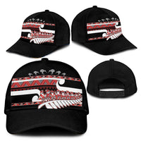 New Zealand Christmas Classic Cap Funny Santa Claus Haka Dance with Tukutuku LT03 - Polynesian Pride