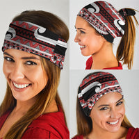 New Zealand Christmas Neck Gaiter Funny Santa Claus Haka Dance with Tukutuku LT03 - Polynesian Pride
