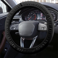 New Zealand Christmas Steering Wheel Cover Funny Santa Claus Haka Dance with Tukutuku LT03 - Polynesian Pride