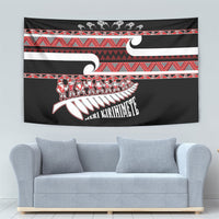 New Zealand Christmas Tapestry Funny Santa Claus Haka Dance with Tukutuku LT03 - Polynesian Pride