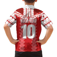 Custom Tahiti Football Polynesian Pattern Family Matching Off The Shoulder Long Sleeve Dress and Hawaiian Shirt LT03 - Polynesian Pride