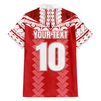 Custom Tahiti Football Polynesian Pattern Family Matching Off Shoulder Short Dress and Hawaiian Shirt LT03 - Polynesian Pride