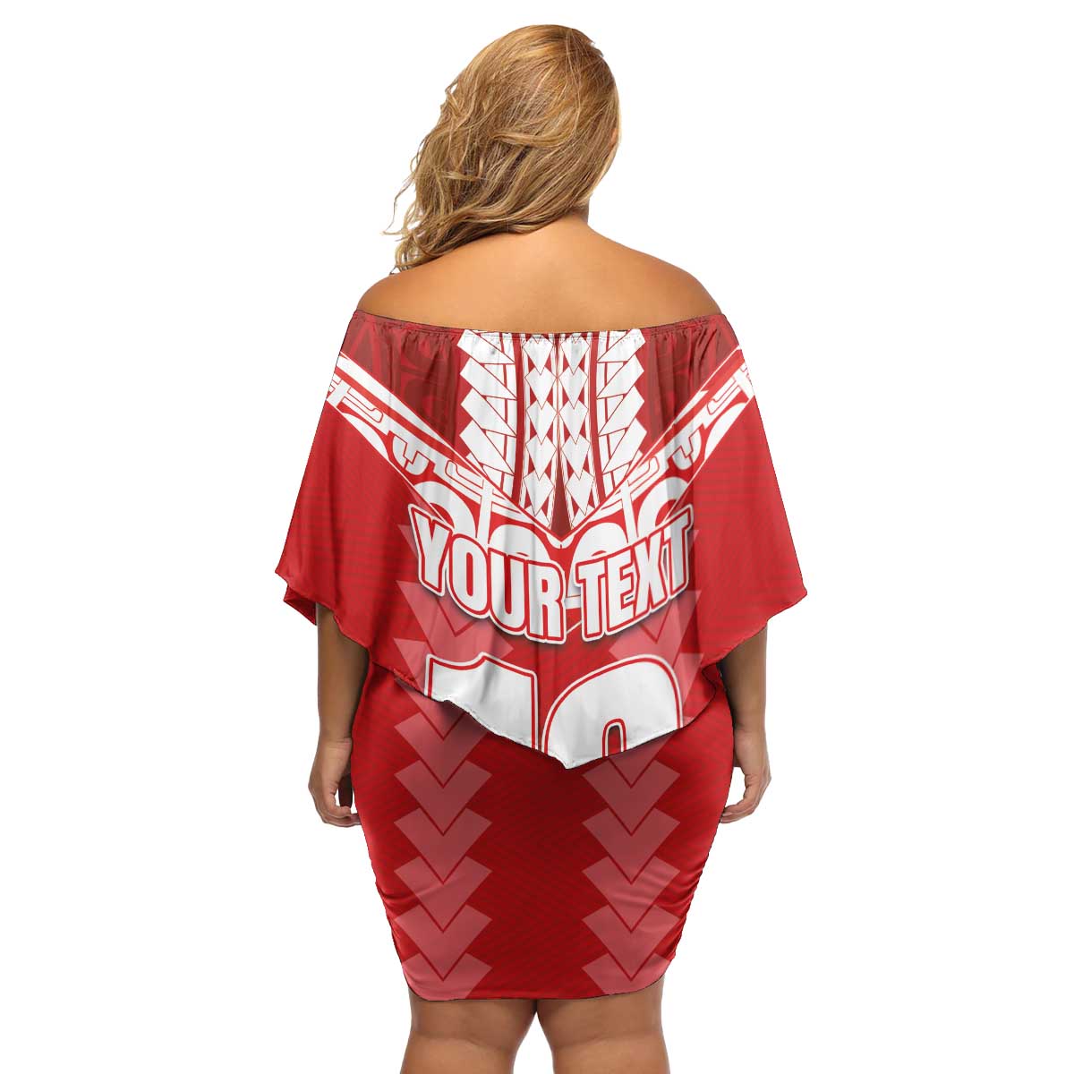 Custom Tahiti Football Polynesian Pattern Family Matching Off Shoulder Short Dress and Hawaiian Shirt LT03 - Polynesian Pride