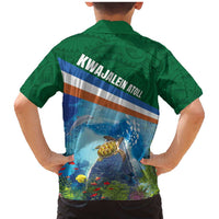 Marshall Islands Kwajalein Atoll Family Matching Mermaid Dress and Hawaiian Shirt Polynesian Pattern and Undersea Animals LT03 - Polynesian Pride