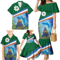 Marshall Islands Kwajalein Atoll Family Matching Mermaid Dress and Hawaiian Shirt Polynesian Pattern and Undersea Animals LT03 - Polynesian Pride