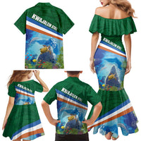 Marshall Islands Kwajalein Atoll Family Matching Mermaid Dress and Hawaiian Shirt Polynesian Pattern and Undersea Animals LT03 - Polynesian Pride