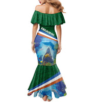 Marshall Islands Kwajalein Atoll Family Matching Mermaid Dress and Hawaiian Shirt Polynesian Pattern and Undersea Animals LT03 - Polynesian Pride