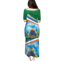 Marshall Islands Kwajalein Atoll Family Matching Puletasi and Hawaiian Shirt Polynesian Pattern and Undersea Animals LT03 - Polynesian Pride