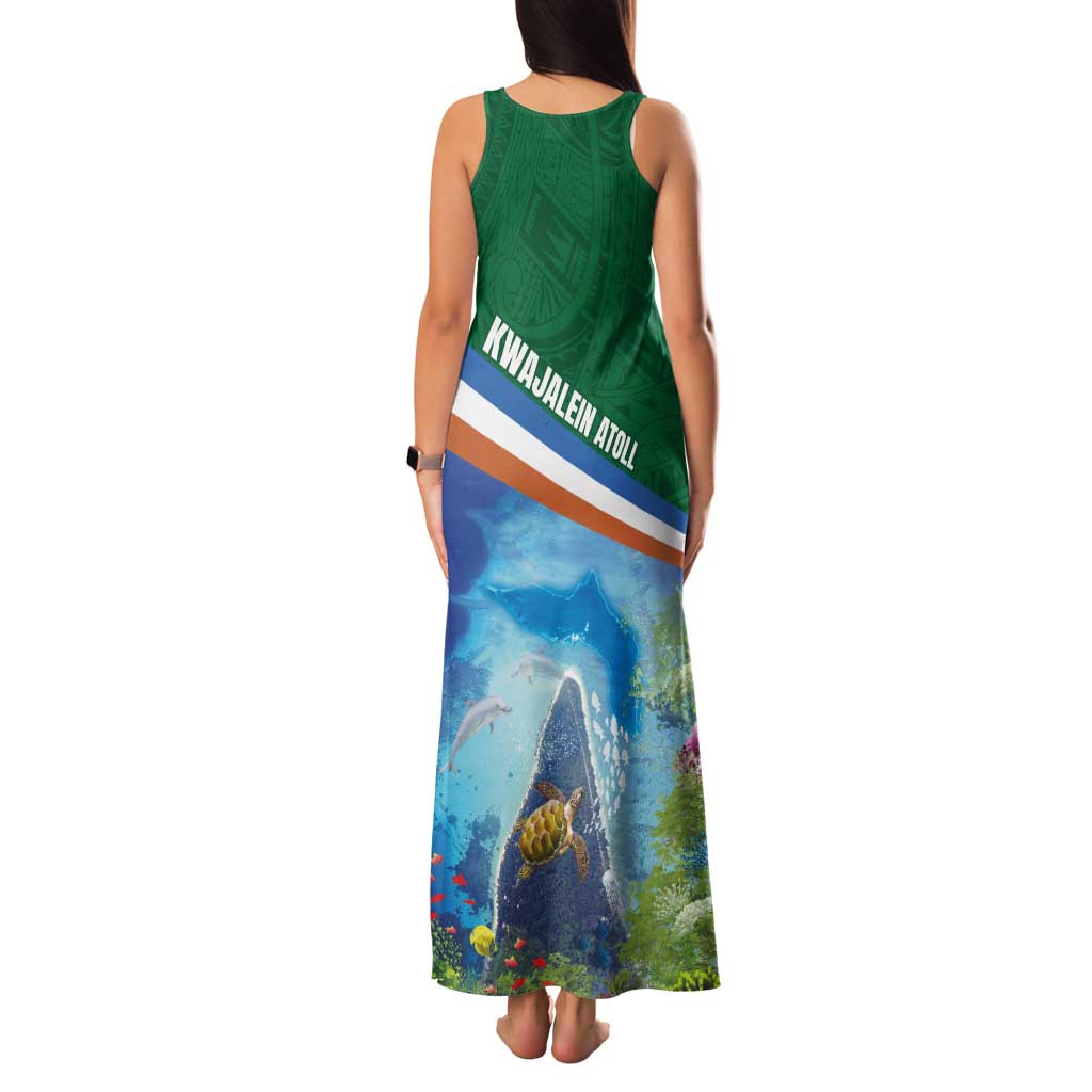 Marshall Islands Kwajalein Atoll Family Matching Tank Maxi Dress and Hawaiian Shirt Polynesian Pattern and Undersea Animals LT03 - Polynesian Pride