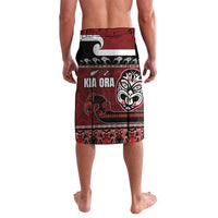 New Zealand Culture Lavalava Kia Ora Aotearoa Moko Tattoo Mask with Waka and Maori Art Pattern LT03 - Polynesian Pride