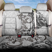 New Zealand Gecko Maori Art Tattoo Back Car Seat Cover White Color LT03 One Size White - Polynesian Pride