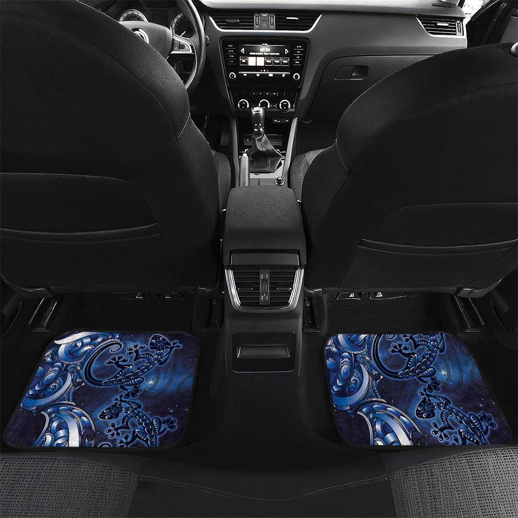 New Zealand Gecko Maori Art Tattoo Car Mats Matariki Mode