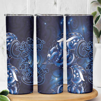 New Zealand Gecko Maori Art Tattoo Skinny Tumbler Matariki Mode LT03 - Polynesian Pride