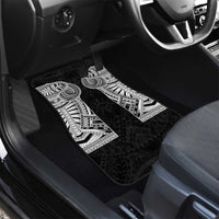 Samoan Traditional Art Tattoos Car Mats Tatau Tribal Motifs with Ula Fala Black LT03 - Polynesian Pride
