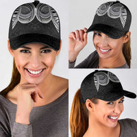 Samoan Traditional Art Tattoos Classic Cap Tatau Tribal Motifs with Ula Fala Black LT03 - Polynesian Pride