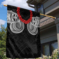 Samoan Traditional Art Tattoos Garden Flag Tatau Tribal Motifs with Ula Fala Black LT03 - Polynesian Pride