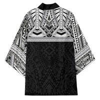 Samoan Traditional Art Tattoos Kimono Tatau Tribal Motifs with Ula Fala Black LT03 - Polynesian Pride