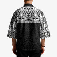 Samoan Traditional Art Tattoos Kimono Tatau Tribal Motifs with Ula Fala Black LT03 - Polynesian Pride