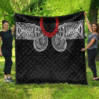 Samoan Traditional Art Tattoos Quilt Tatau Tribal Motifs with Ula Fala Black LT03 - Polynesian Pride